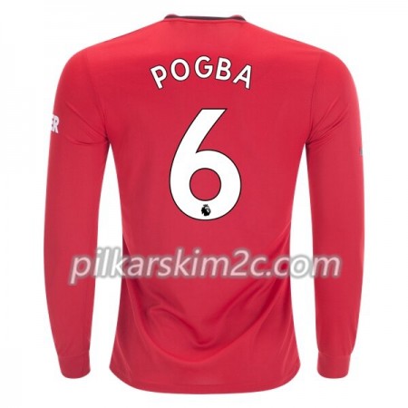 Koszulka Manchester United Paul Pogba 6 Główna 2019-2020 - Koszulki Piłkarskie(L/S)